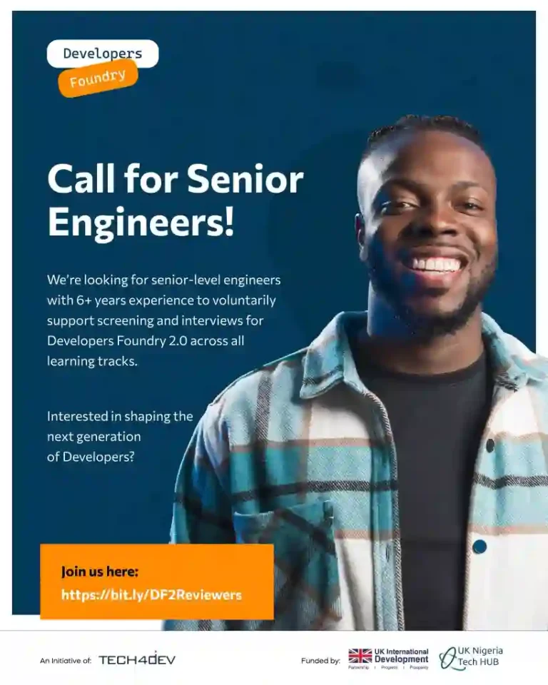 Call for Senior-Level Engineers to Support African Tech Talent