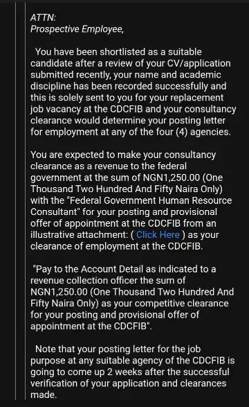 No CDCFIB shortlist yet, Board warns against fraudulent messages