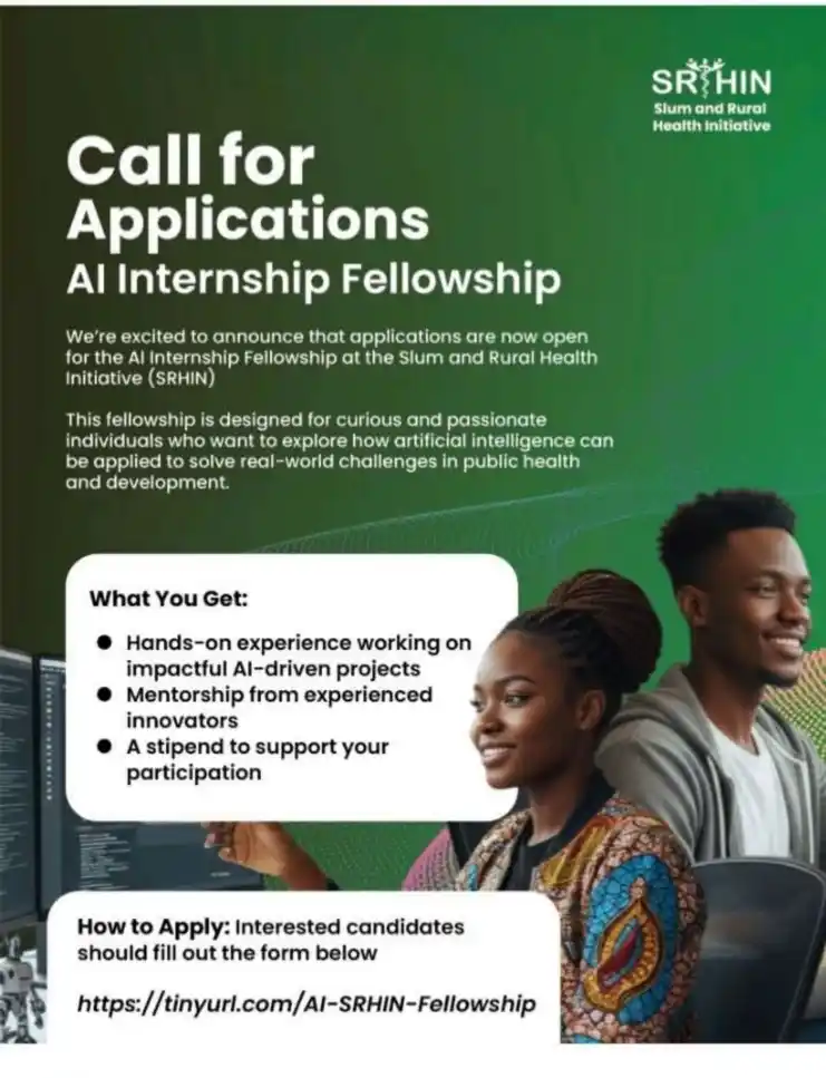 SRHIN opens AI/ML internship fellowship with stipend